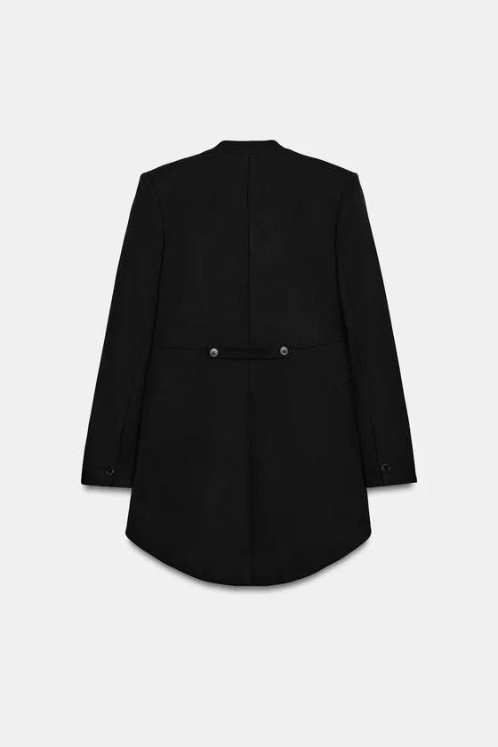 ДЛИННЫЙ МИНИМАЛИСТИЧНЫЙ БЛЕЙЗЕР — коллекция Zara «ZW» лимитированная серия