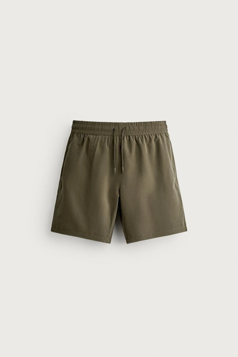 Длинные мягкие плавательные шорты