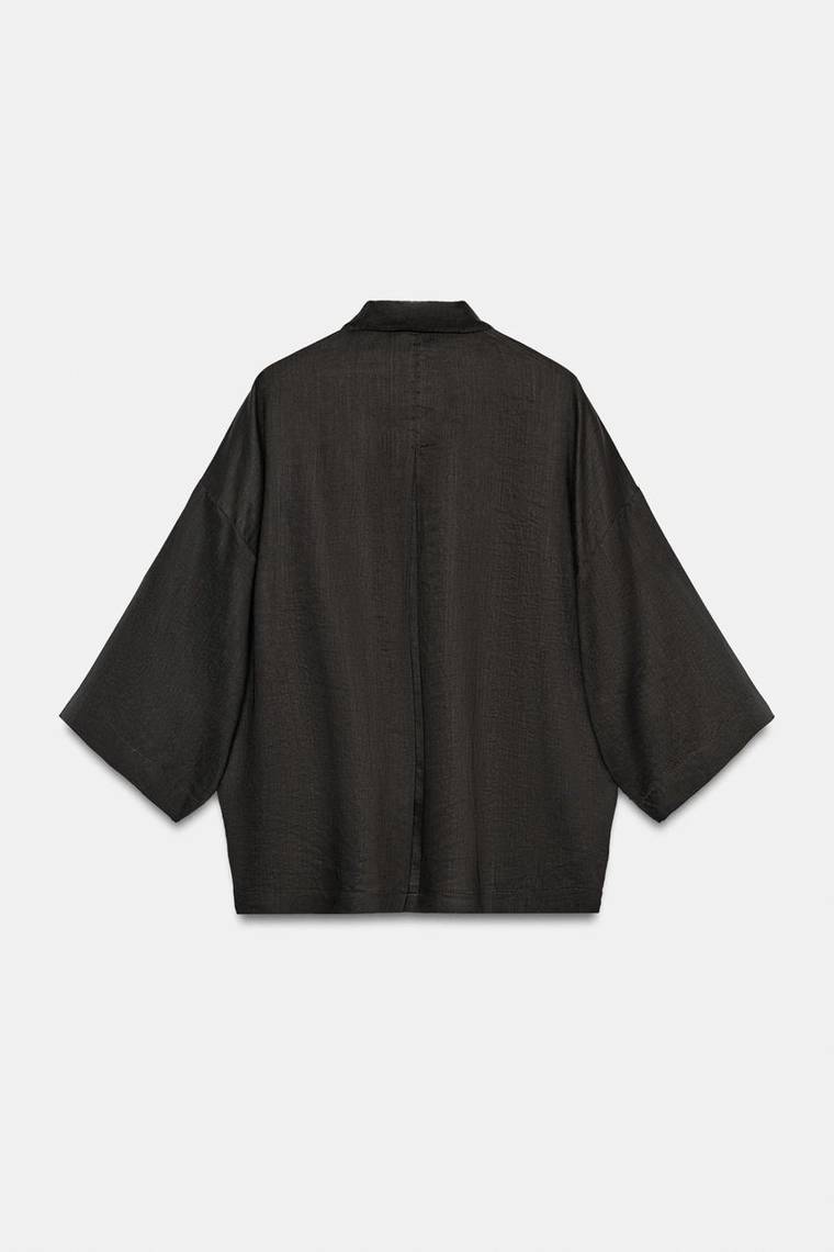 Рубашка свободного кроя коллекции zara woman