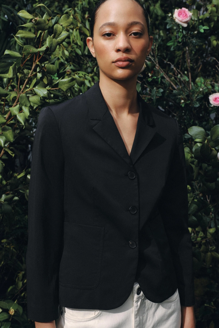 Пиджак с карманами из коллекции zara woman