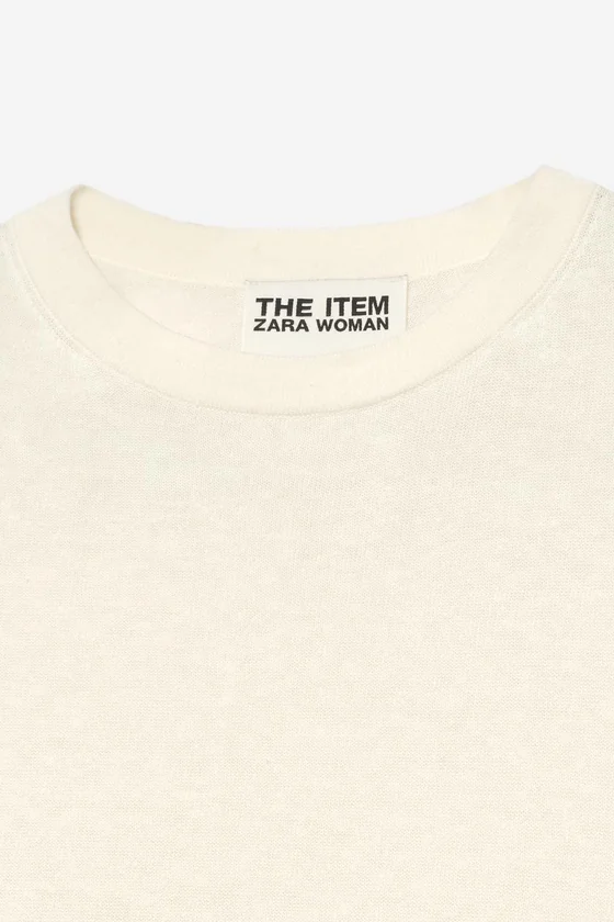 АСИММЕТРИЧНЫЙ ВЯЗАНЫЙ ТОП В ПОЛОСКУ — THE ITEM ZARA WOMAN