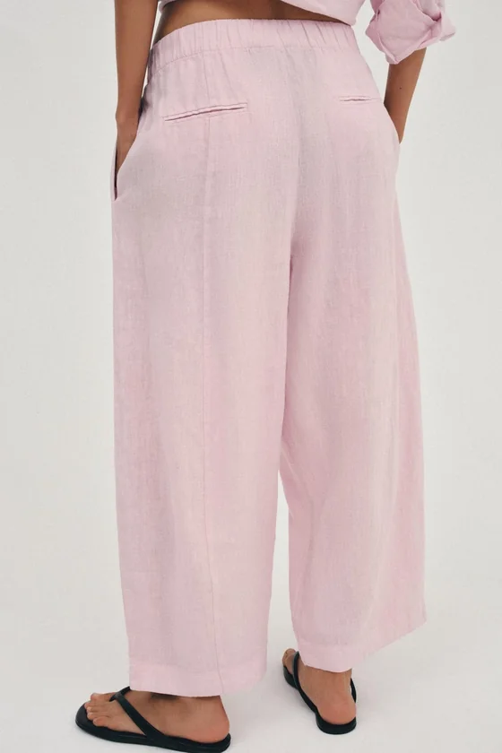 БРЮКИ  ИЗ ЛЬНА — коллекция Zara «ZW»