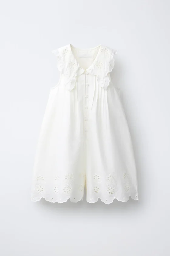 КОРОТКИЙ КОМБИНЕЗОН С ВЫШИВКОЙ