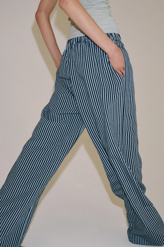 БРЮКИ  В ПОЛОСКУ — коллекция Zara «ZW»
