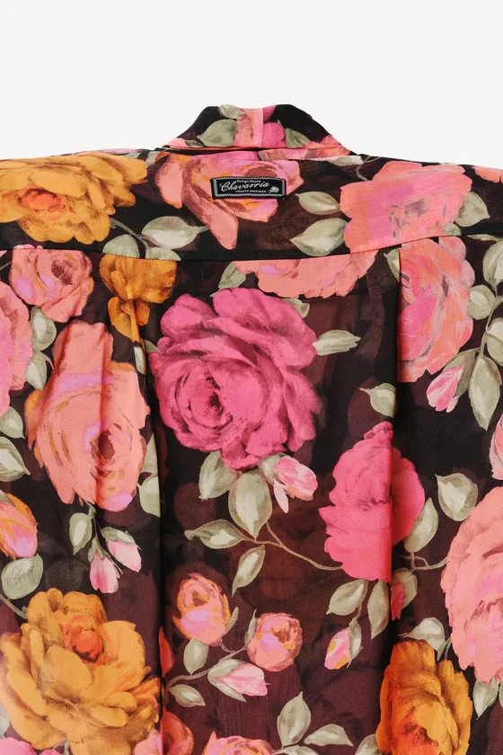 Блузка с цветочными кокетками willy chavarria x zara