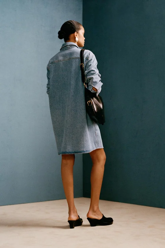 Джинсовое платье willy chavarria x zara
