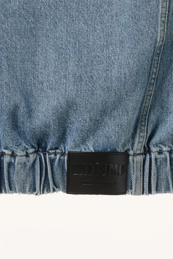 Джинсовая куртка с наплечными подушечками willy chavarria x zara