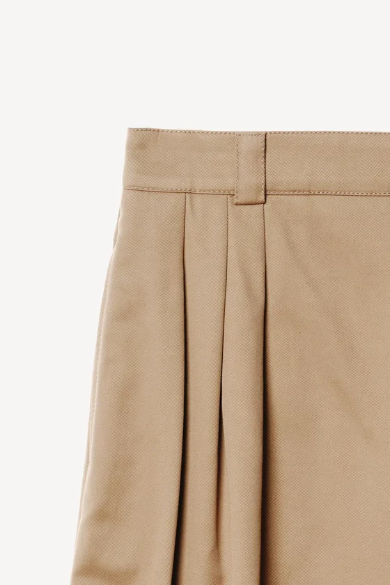 Длинные бермуды с линиями искривления willy chavarria x zara
