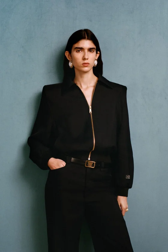 Бомбер с уплотненными плечами willy chavarria x zara