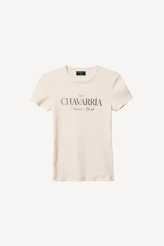 Футболка с лозунгом от willy chavarria для zara