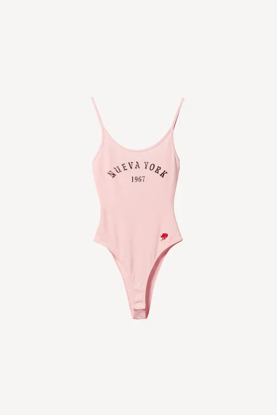 Боди willy chavarria x zara с надписью спереди
