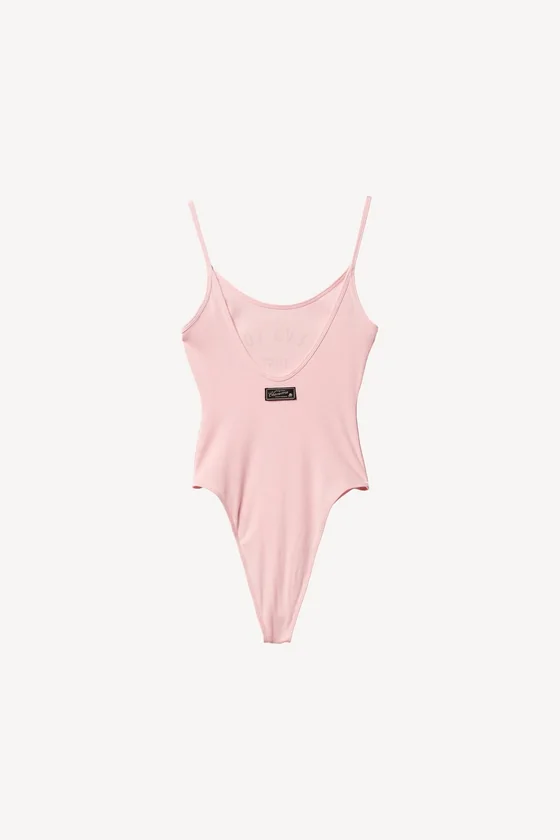 Боди willy chavarria x zara с надписью спереди