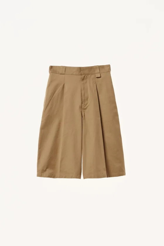 Широкие плиссированные бермуды willy chavarria x zara