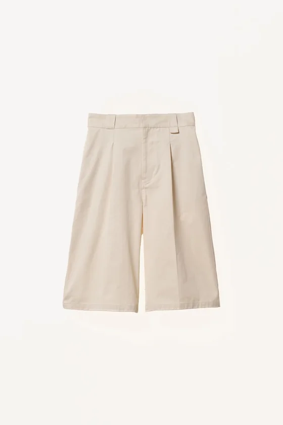 Широкие плиссированные бермуды willy chavarria x zara