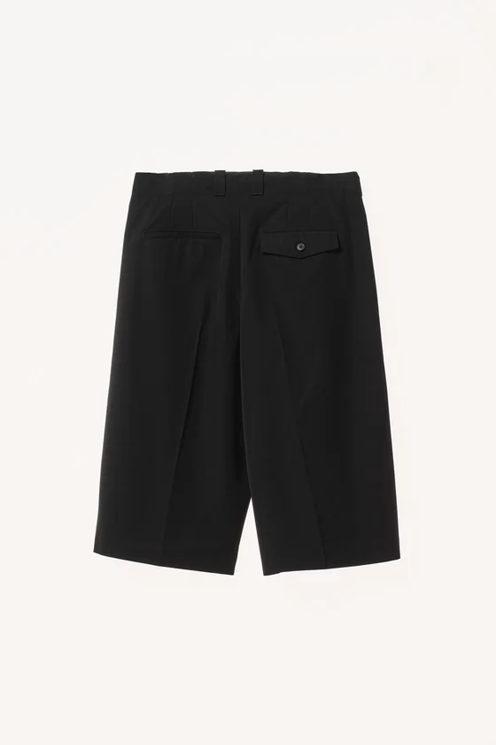 Шорты-бермуды из 100% шерсти с защипами willy chavarria x zara
