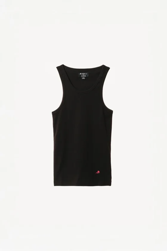 Футболка-майка rib tank top willy chavarria x zara