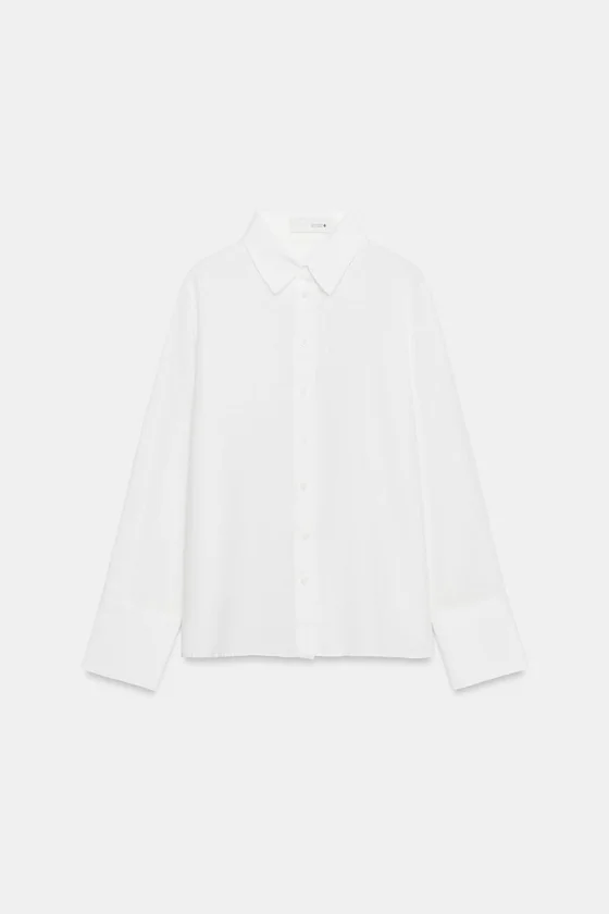 РУБАШКА ИЗ 100% ЛЬНА — коллекция Zara «ZW»
