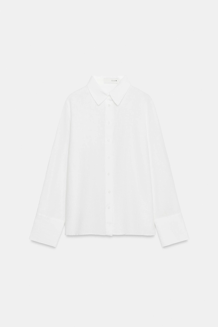 РУБАШКА ИЗ 100% ЛЬНА — коллекция Zara «ZW»