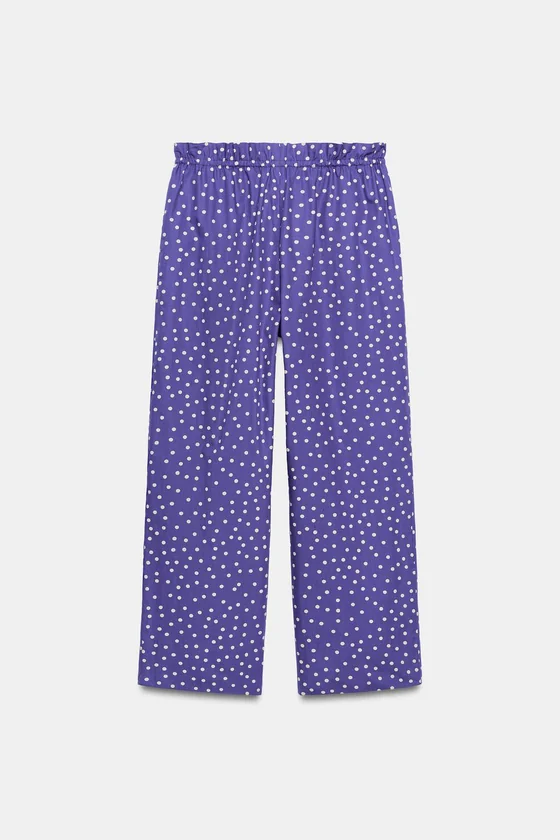 БРЮКИ В ГОРОШЕК — коллекция Zara «ZW»