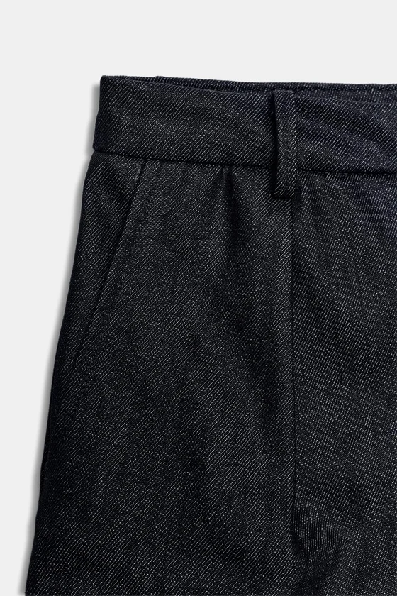 ДЖИНСОВЫЕ ШОРТЫ С ЗАЩИПАМИ — коллекция Zara «ZW»