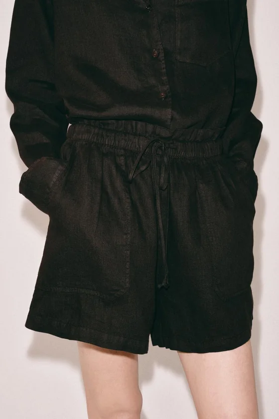 ЛЬНЯНЫЕ ШОРТЫ — коллекция Zara «ZW»
