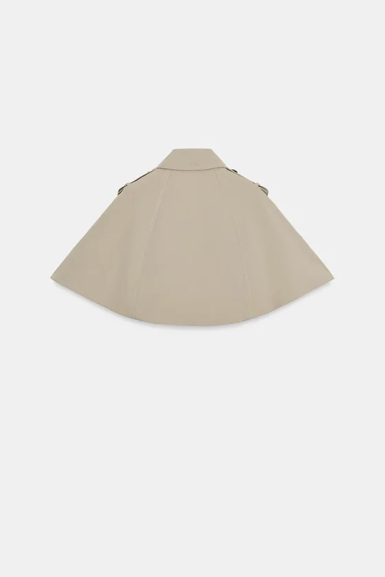 УКОРОЧЕННЫЙ ТРЕНЧ коллекция Zara «ZW» лимитированная серия