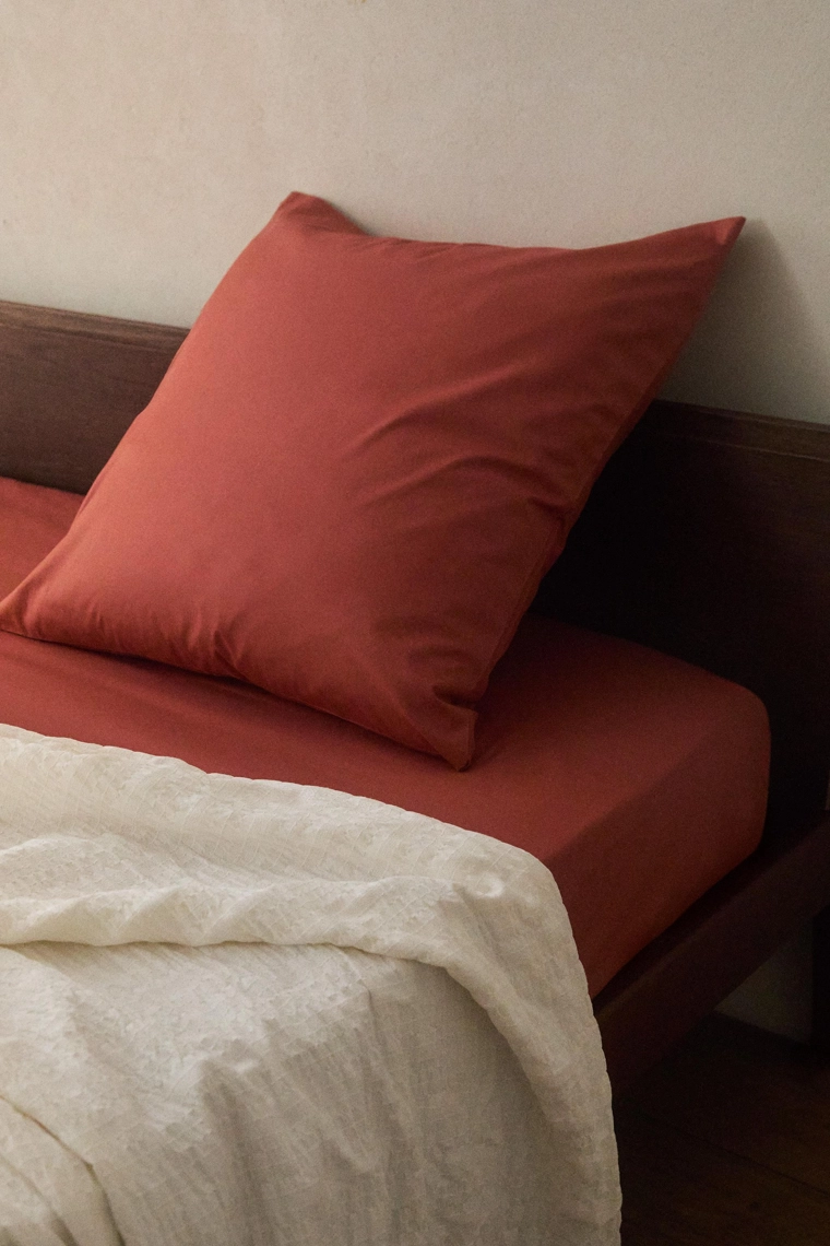 Простыня на резинке percale | высота 30 см (500 нитей)
