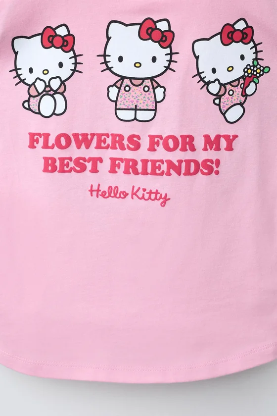 ФУТБОЛКА С ПРИНТОМ HELLO KITTY ©