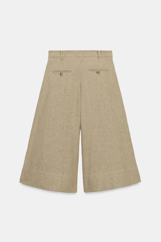 ШИРОКИЕ БРЮКИ ИЗ ЛЬНА — коллекция Zara «ZW»