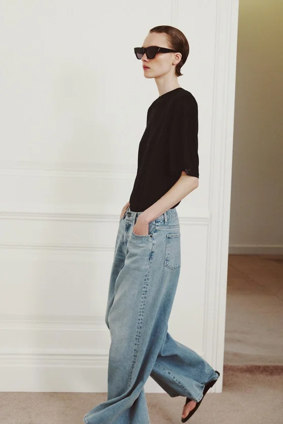 ДЖИНСЫ коллекция Zara «ZW» MAXI  С НИЗКОЙ ПОСАДКОЙ