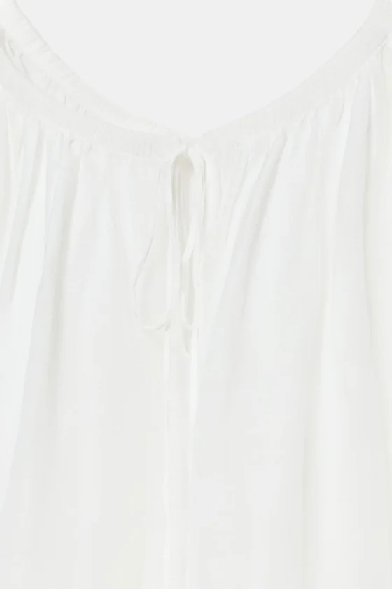 БЛУЗА ИЗ ЛЬНА — коллекция Zara «ZW»