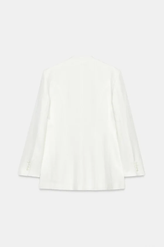 ДВУБОРТНЫЙ БЛЕЙЗЕР С ПУГОВИЦАМИ — коллекция Zara «ZW»