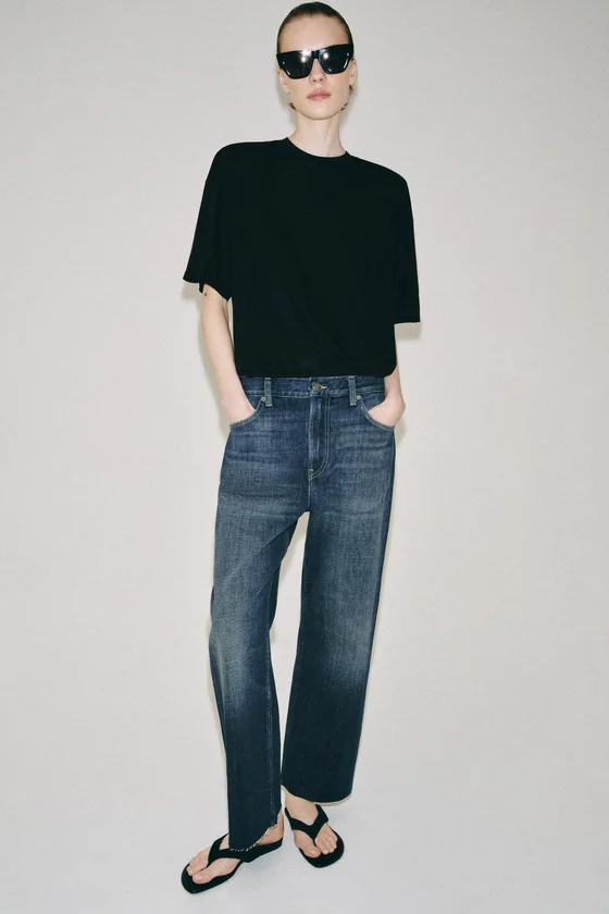 ДЖИНСЫ коллекция Zara «ZW» LOOSE С НИЗКОЙ ПОСАДКОЙ
