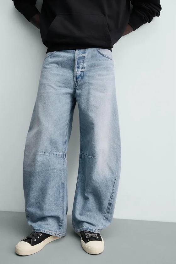 ДЖИНСЫ   FIT С ЗАЩИПАМИ