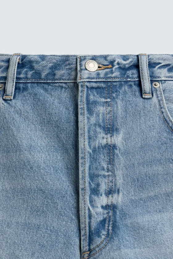 ДЖИНСЫ   FIT С ЗАЩИПАМИ