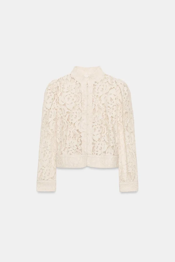 КРУЖЕВНОЙ БЛЕЙЗЕР коллекция Zara «ZW»