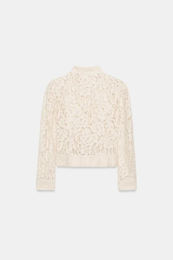 КРУЖЕВНОЙ БЛЕЙЗЕР коллекция Zara «ZW»