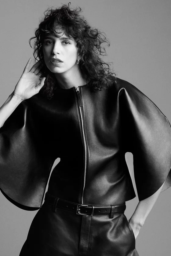 Эксклюзивный кожаный топ Zara «ZW» Лимитированная коллекция