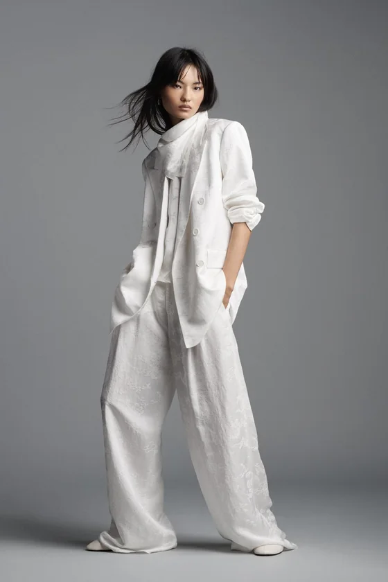 ЖАККАРДОВЫЕ БРЮКИ — коллекция Zara «ZW» лимитированная серия