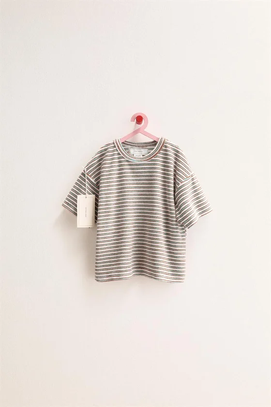 Zara «Timeless» - ФУТБОЛКА МАХРОВАЯ В ПОЛОСКУ