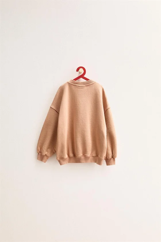 Zara «Timeless» - ОДНОТОННАЯ ТОЛСТОВКА