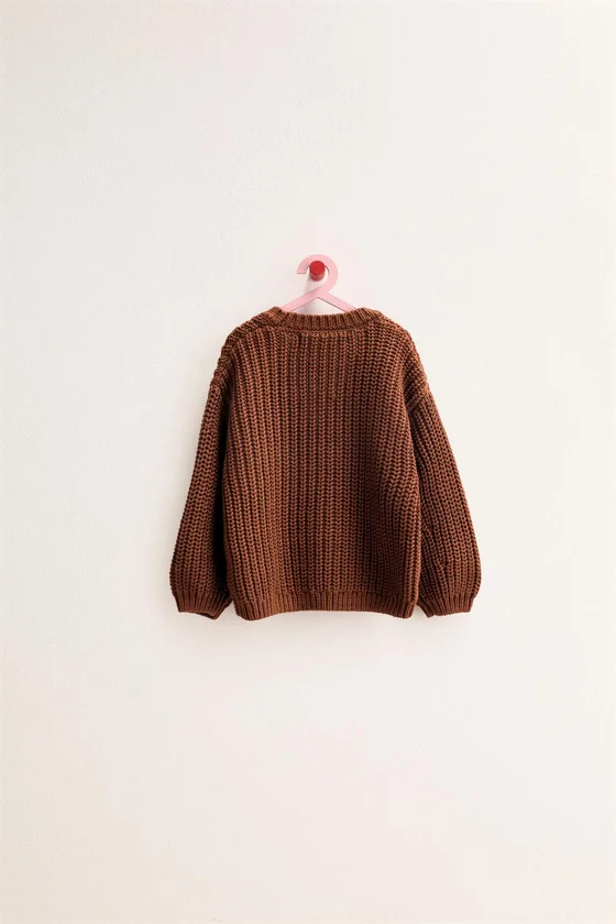 Zara «Timeless» — КАРДИГАН ИЗ ТРИКОТАЖА