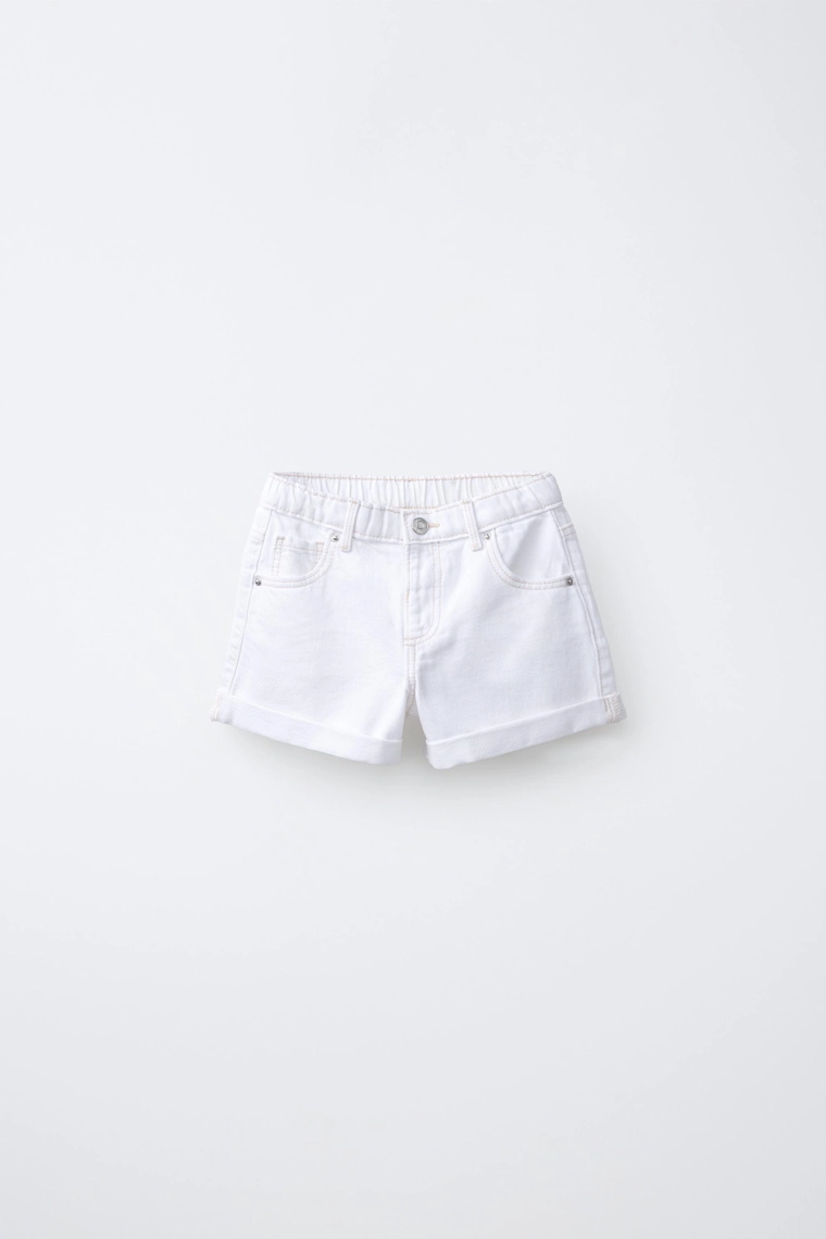 Джинсовые бермуды mom fit
