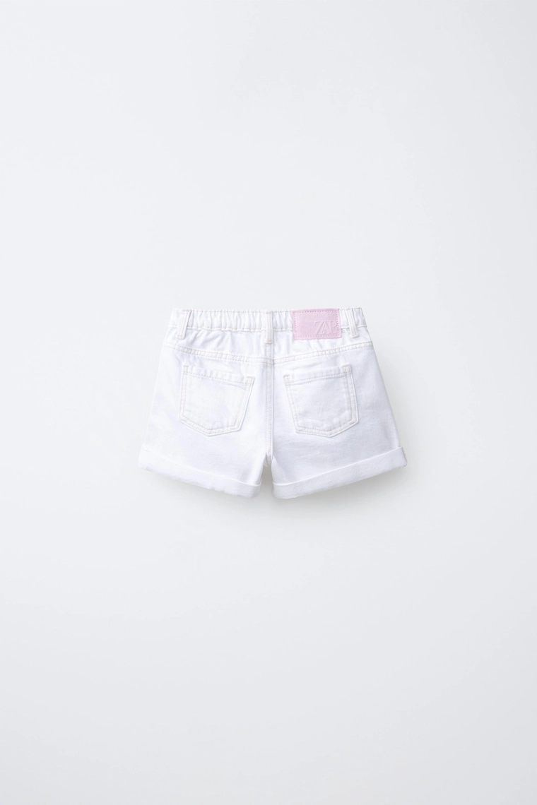 Джинсовые бермуды mom fit