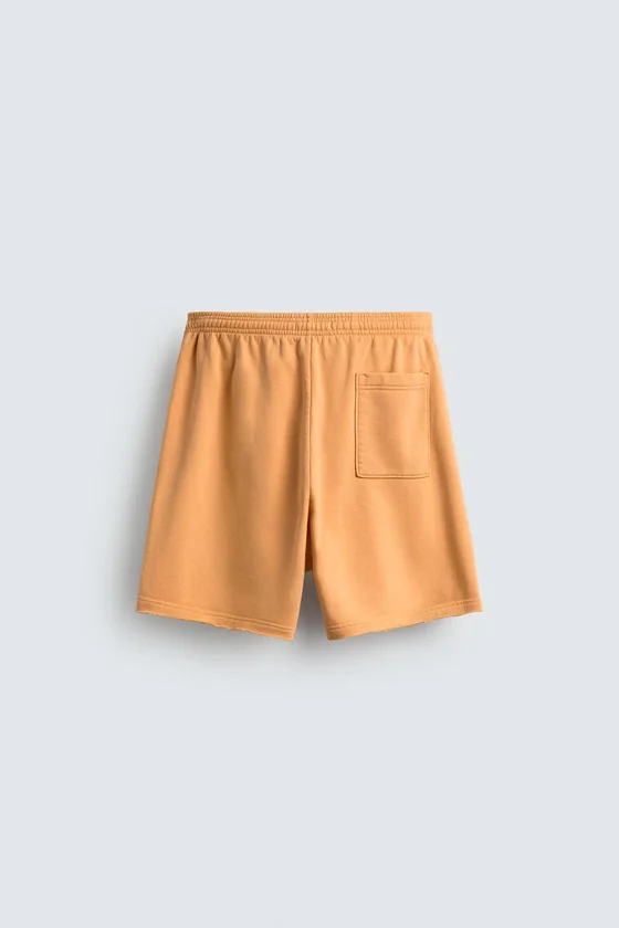 ШОРТЫ-ДЖОГГЕРЫ  С ЭФФЕКТОМ ПОТЕРТОСТИ