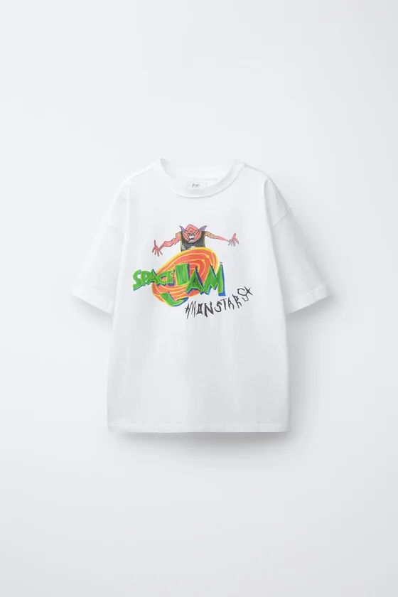 ФУТБОЛКА С ИЛЛЮСТРАЦИЕЙ SPACE JAM™ & © X DYLAN´S T-SHIRT CLUB X ZARA