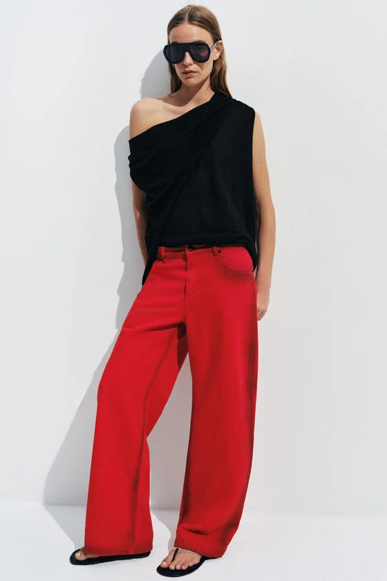 ДЖИНСЫ  С НИЗКОЙ ПОСАДКОЙ — коллекция Zara «ZW»