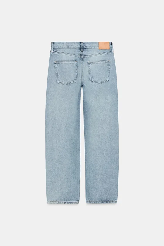 ДЖИНСЫ ПРЯМОГО КРОЯ С НИЗКОЙ ПОСАДКОЙ — коллекция Zara «ZW»