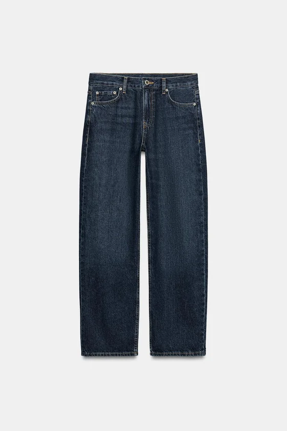 ДЖИНСЫ ПРЯМОГО КРОЯ С НИЗКОЙ ПОСАДКОЙ — коллекция Zara «ZW»