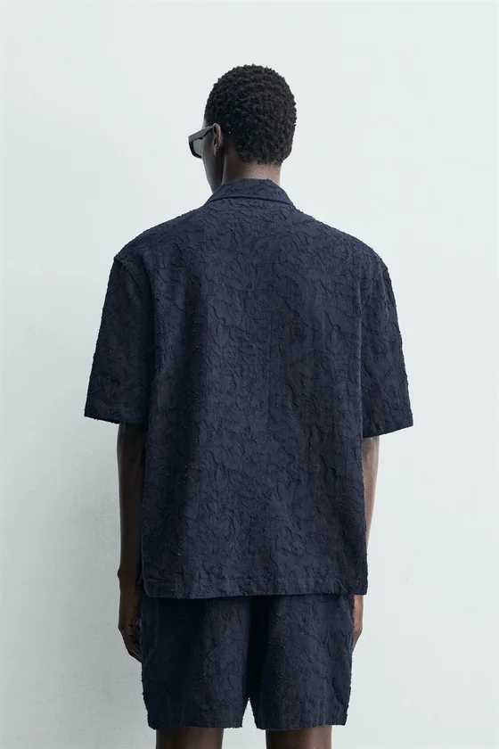 РУБАШКА JACQUARD С ТЕКСТУРОЙ
